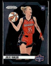 2024 Panini Prizm WNBA #42 Julie Vanloo Rookie Card Washington Mystics