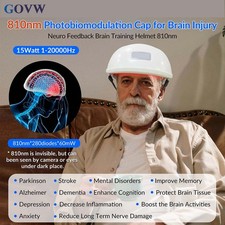 Photobiomodulation Helmet 810nm For Brain Stimulation Parkinson Stroke Alzheimer