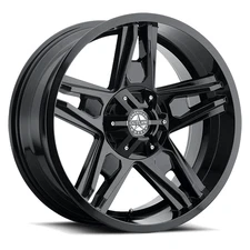 22" American Outlaw Lonestar Wheel 🔥 22X11.5 -38 6X139.7 🔥CB 106 Black Rim ✅🔻