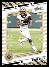 Kendre Miller 2024 Panini Absolute #78 New Orleans Saints FOOTBALL *034