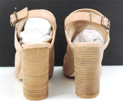 Steven by Steve Madden Saliem Peep toe Dress Sandals Heels Natural Size 8.5 - Picture 6 of 6