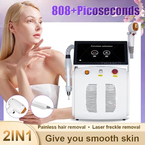 Picosecond Laser Tattoo Removal 2 in 1 Titanium Diode Laser Hair Removal Machine - Picture 6 of 21