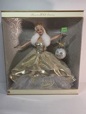 2000 Mattel Celebration Barbie Doll 28269 Special 2000 Edition NRFB W/Ornament
