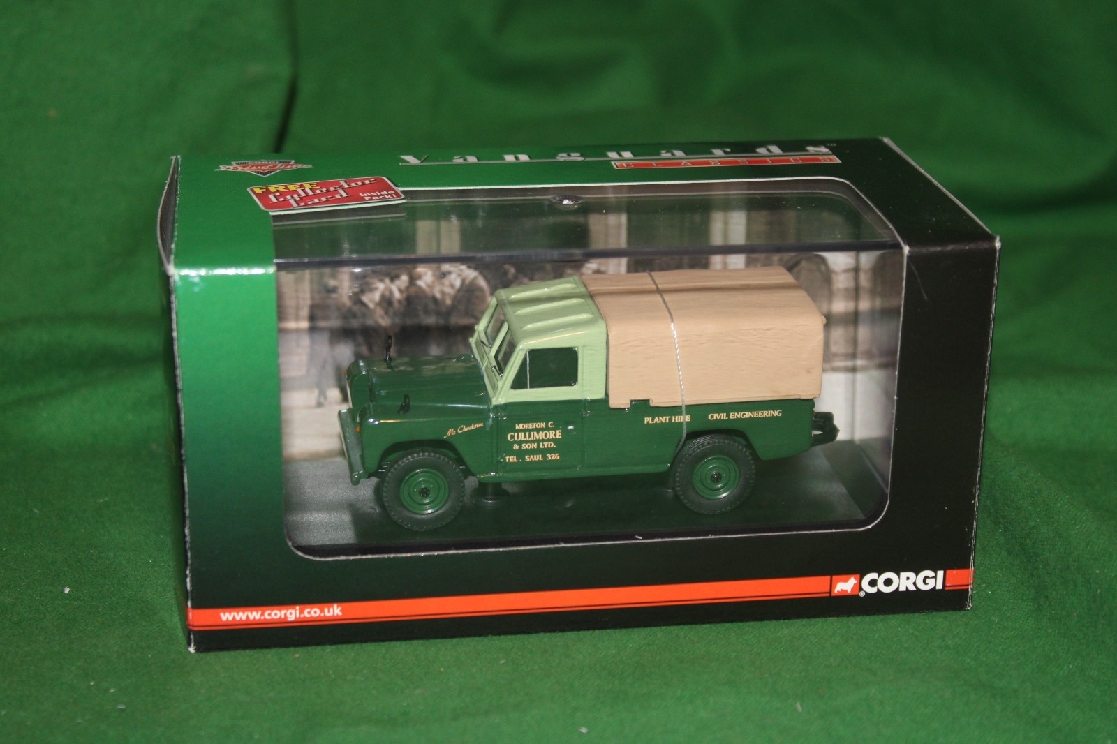 CORGI VANGUARDS LAND ROVER SERIES II CULLIMORE LIVERY 1/43 #VA07610