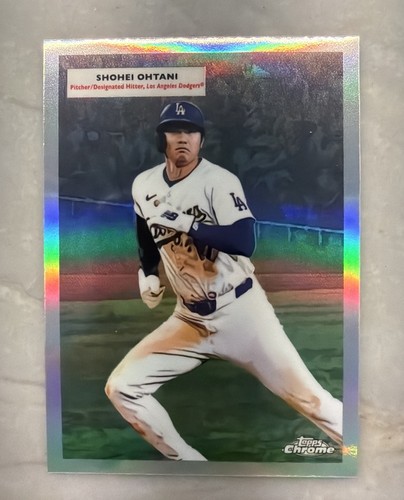 2025 Topps Chrome Platinum Shohei Ohtani Koufax 1955 Topps Doubleheader 55DH-1