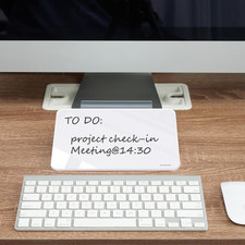 Small Desktop Whiteboard - Glass Dry Erase Board 8 X 6 Inches Tabletop Easel ...