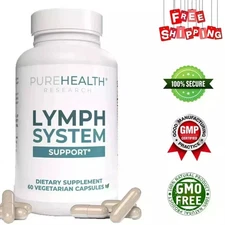 PureHealth Research Lymph System-Reduce Swelling Lymphatic Supplement, Pack of 1