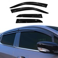 4X Windabweiser Regenabweiser FüR Seat Ibiza 2002-2008 Acryl Dunkel