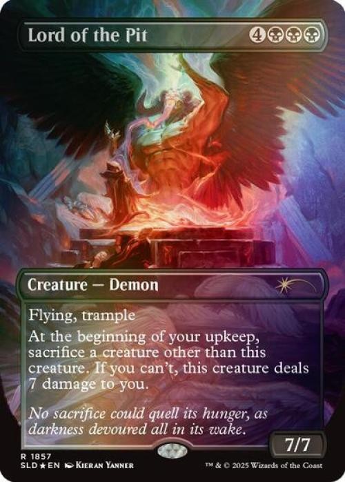 Lord of the Pit (Rainbow Foil) -Foil Near Mint MTG Secret Lair