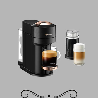 Delonghi ENV120BAE Vertuo Next Espresso Capuccino Machine, Rose Gold