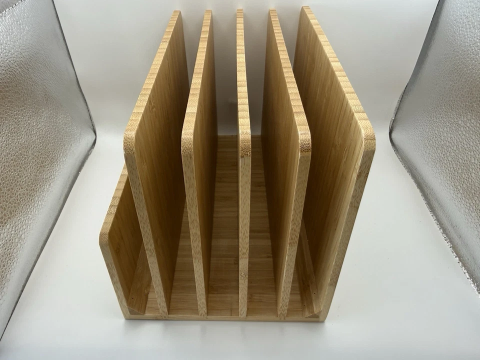 Mobile Vision Bamboo 5 件装纸、文件夹、设备桌面收纳盒 — 第 4/4 张图片