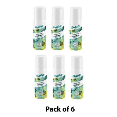Batiste Original Mini Dry Shampoo 1.6 fl oz - Pack of 6 #87082