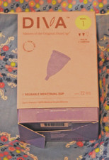DIVA Menstrual Cup Model 1 reusable silicone NEW IN BOX