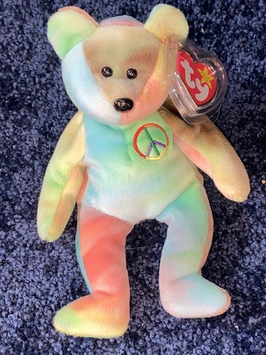 Ty Beanie Baby Peace Original 1996 **RARE**