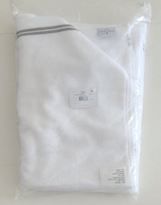 Sferra Aura Bath Sheet Towel White/Iron