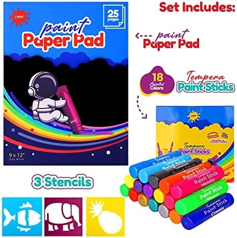 Tempera Paint Sticks Washable