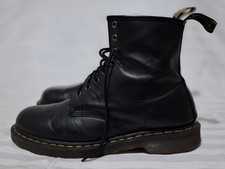 Doc Martens 8 Hole Boots 1460 Black Leather US Men's 16 UK 15  EU 51 Lace Up