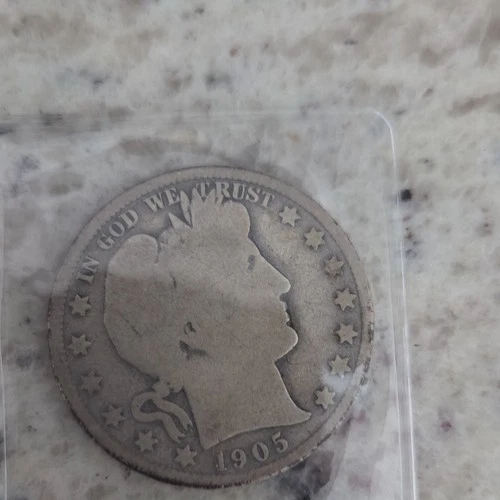 1905 Barber Half Dollar  90 % Silver