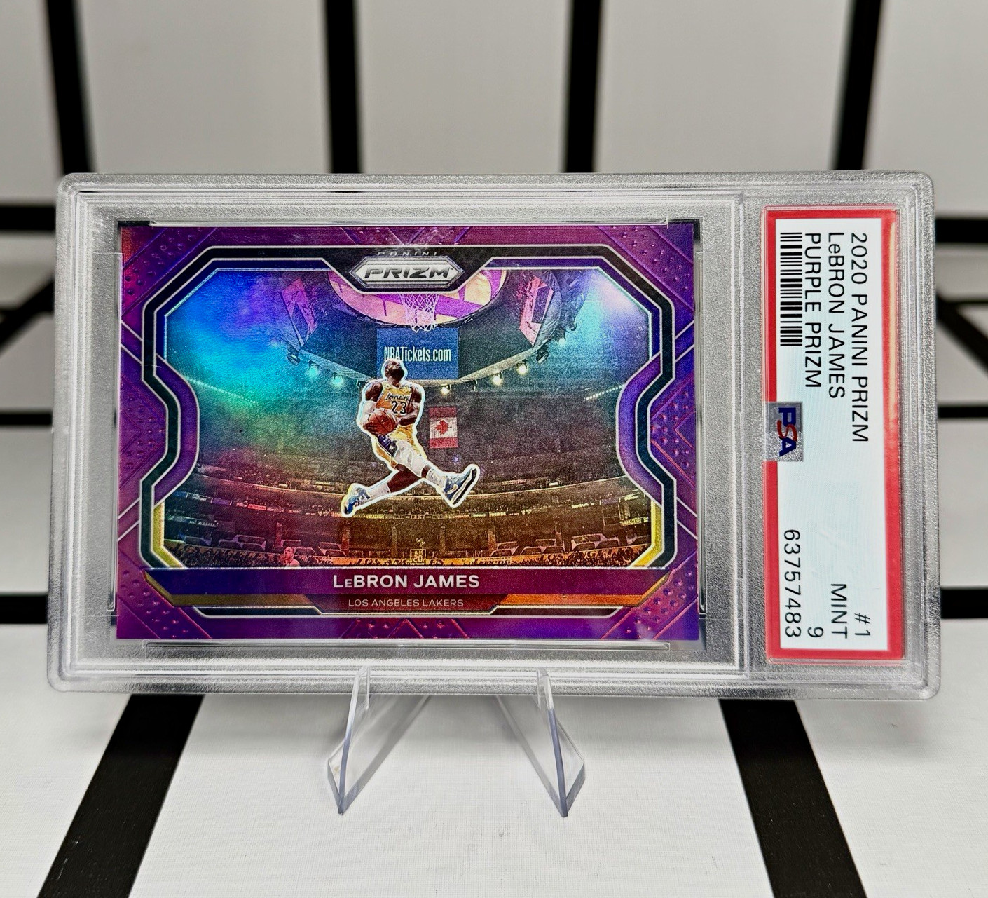 LeBron James 2020 Prizm #1 Purple /99 Price Guide - Sports Card