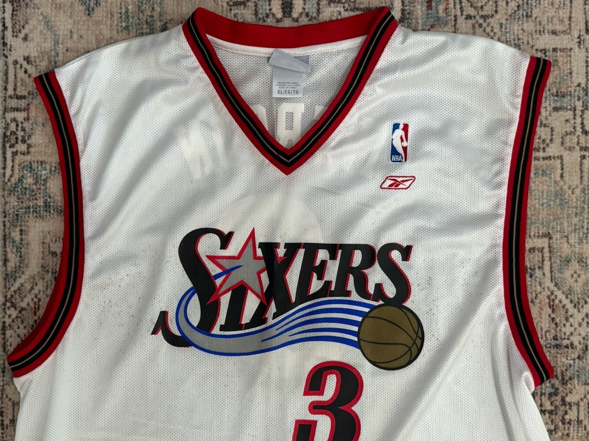 Reebok Sixers Iverson ジャージ Mサイズ Allen Iverson Philadelphia 76ers Sixers Reebok Jersey