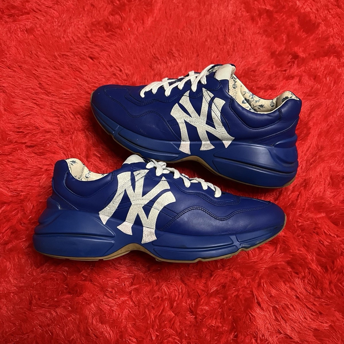 Gucci Blue Yankee Rhyton Size 10 Size 10.5M US (10G) - Gucci Rhyton NY Yankees Blue | eBay main image 2