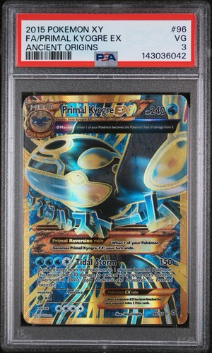 Primal Kyogre-EX graded PSA 3 for sale on eBay