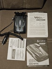 Cobra XRS 9775 Top Picked Radar Detector w Car Charger Power Supply Works Great 