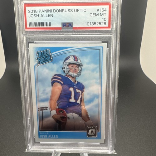 2018 Donruss Optic - Rated Rookie Josh Allen #154 (RC) PSA 10