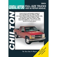 Gmc C/K 1500/2500/3500 Classic/Suburban 1988-2000 Workshop Manual Chilton