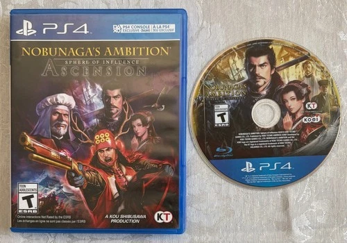 Nobunaga's Ambition: Sphere of Influence (Sony PlayStation 4 2015) PS4 w/ Case