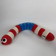 Slither.io Juego Peluche Posable Slitherio Juguete 24" Snakeio Bandera Americana Patriótico