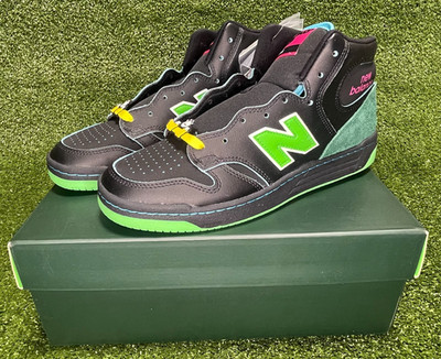 Size 11.5 New Balance Natas Kuapas x Numeric 480 High Black Lime Green NM480HSN