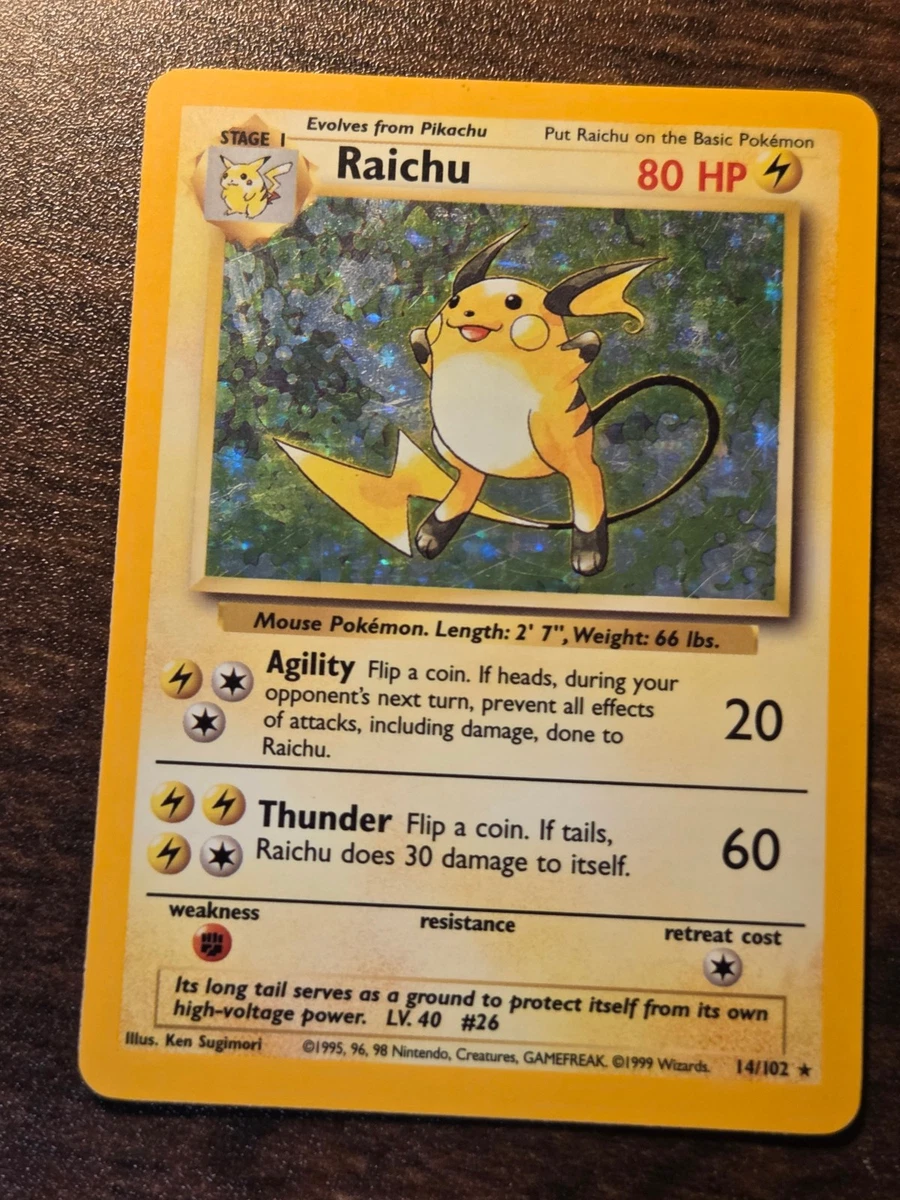 25+ Raichu 014/102 Base Set for sale | Updated Oct 2026