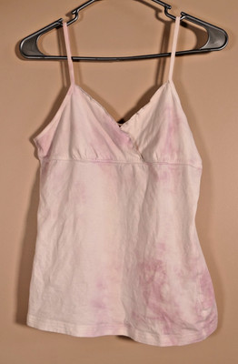 Mossimo Womens Y2K Babydoll Tank Top Size L Tie Dye Soft Girl Coquette Dainty