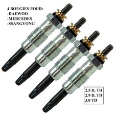 Bougies de préchauffage Ssangyong MUSSO