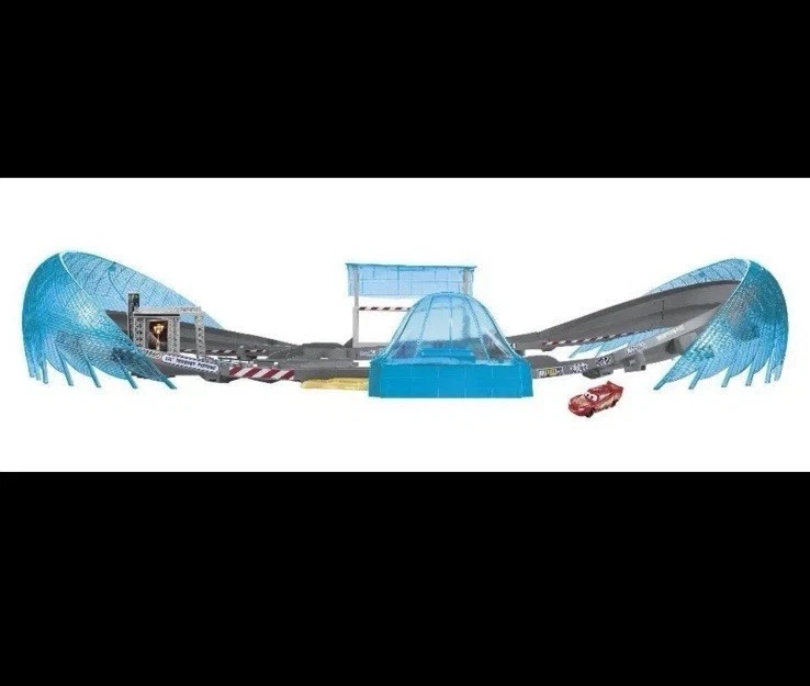 Disney Cars 3 Ultimate Speedway & Florida 500 Spiral Track Playsets With 8 Cars - Image 2 of 4