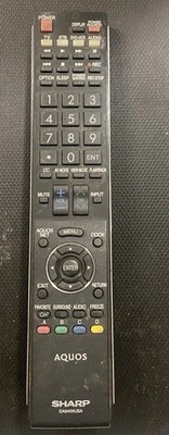 GENUINE SHARP GA840WJSA AQUOS LCD TV REMOTE - LC-40LE810 LC-52LE810UN LC-52LE820
