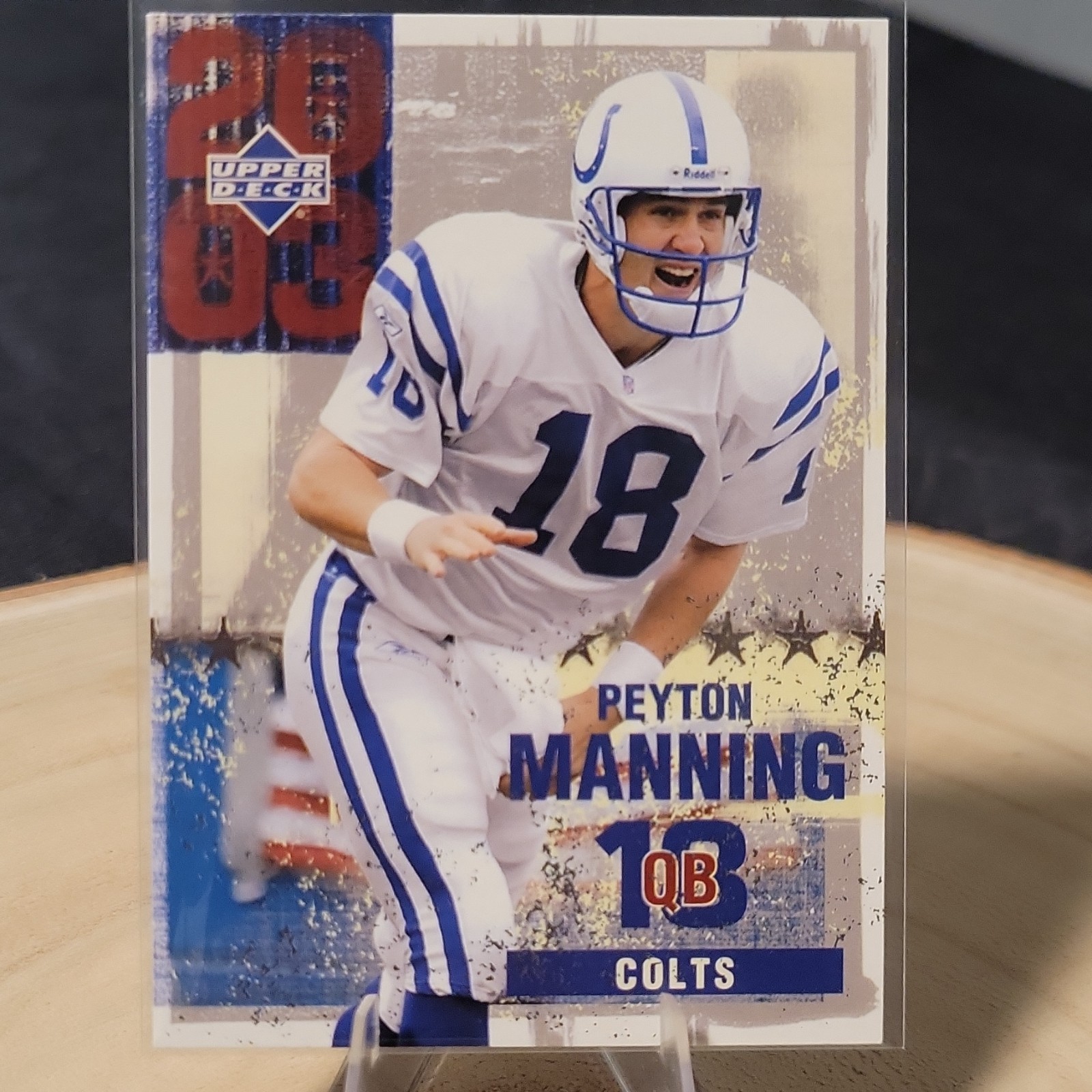 Upper Deck 2003 Upper Deck Peyton Manning Insert #4 of 5 Indianapolis Colts