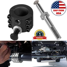 Steering Stabilizer Clamp & Relocation Bolt For Jeep Wrangler (1-1/2" OD Tie Rod