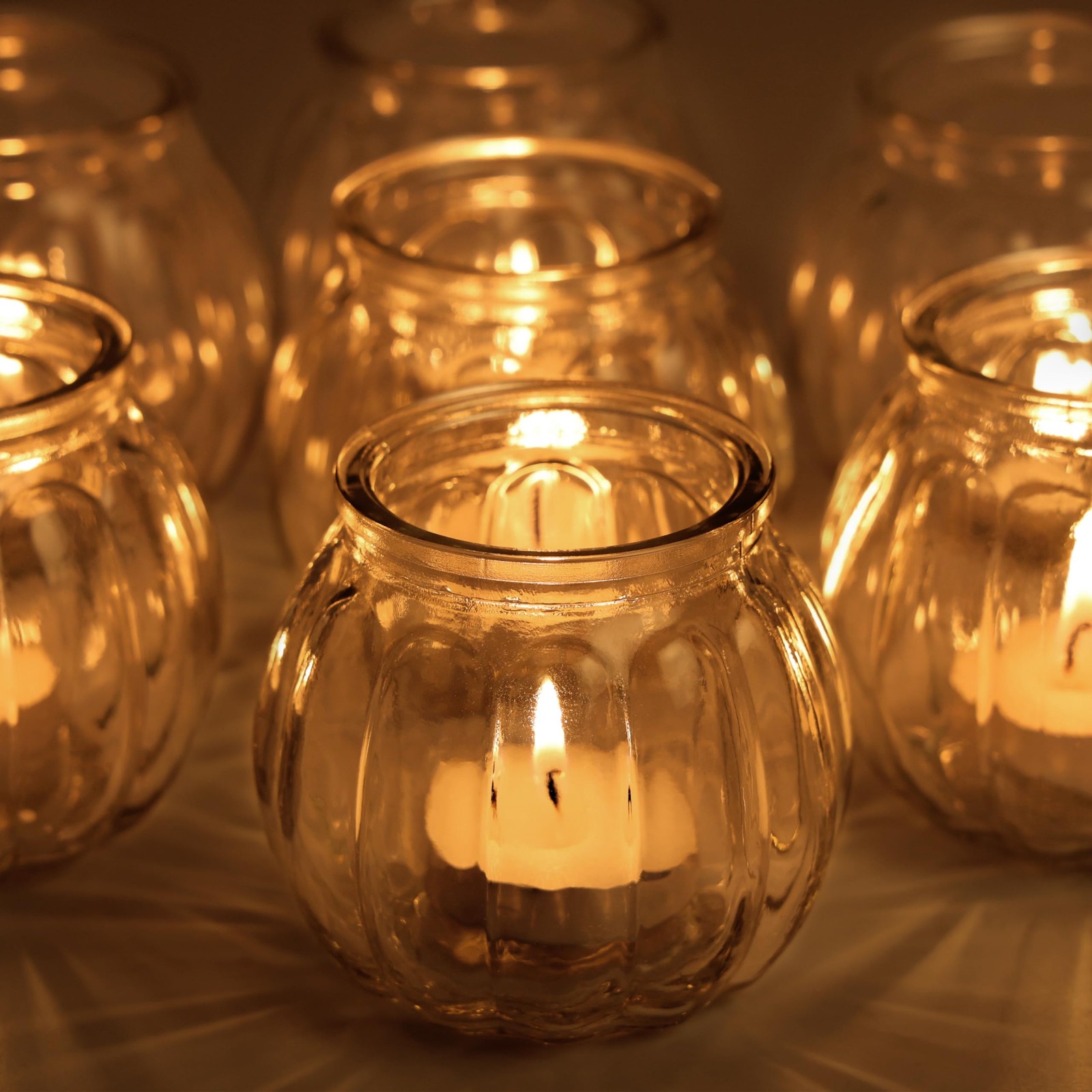 Набор стеклянных бутылок Klares Windlicht Glser - 12 штук в упаковке 5390₽