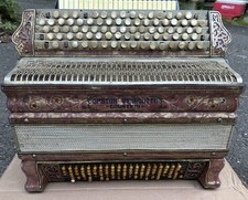 Acordeón botón vintage Gaston Vanhoutte Courtrai para reparación