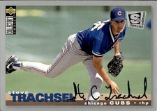 card baseball # 86 Steve Trachsel Upper Deck 1994