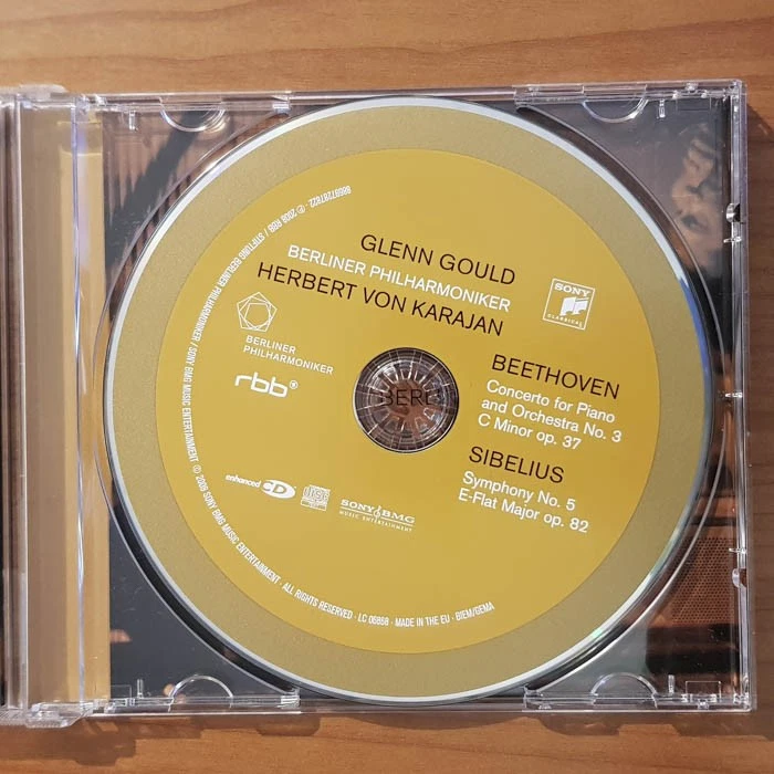 GLENN GOULD beethoven conc 3 / sibelius sy 5 EX/EX (CD Album, Klassik) - Bild 3 von 4