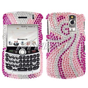 Pink-Tail-Bling-Case-Cover-BlackBerry-Curve-8330-8320