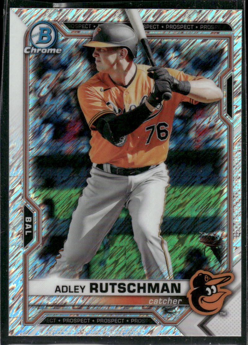 #BCP-241 Adley Rutschman 2021 Bowman Chrome Prospects Shimmer Refractor