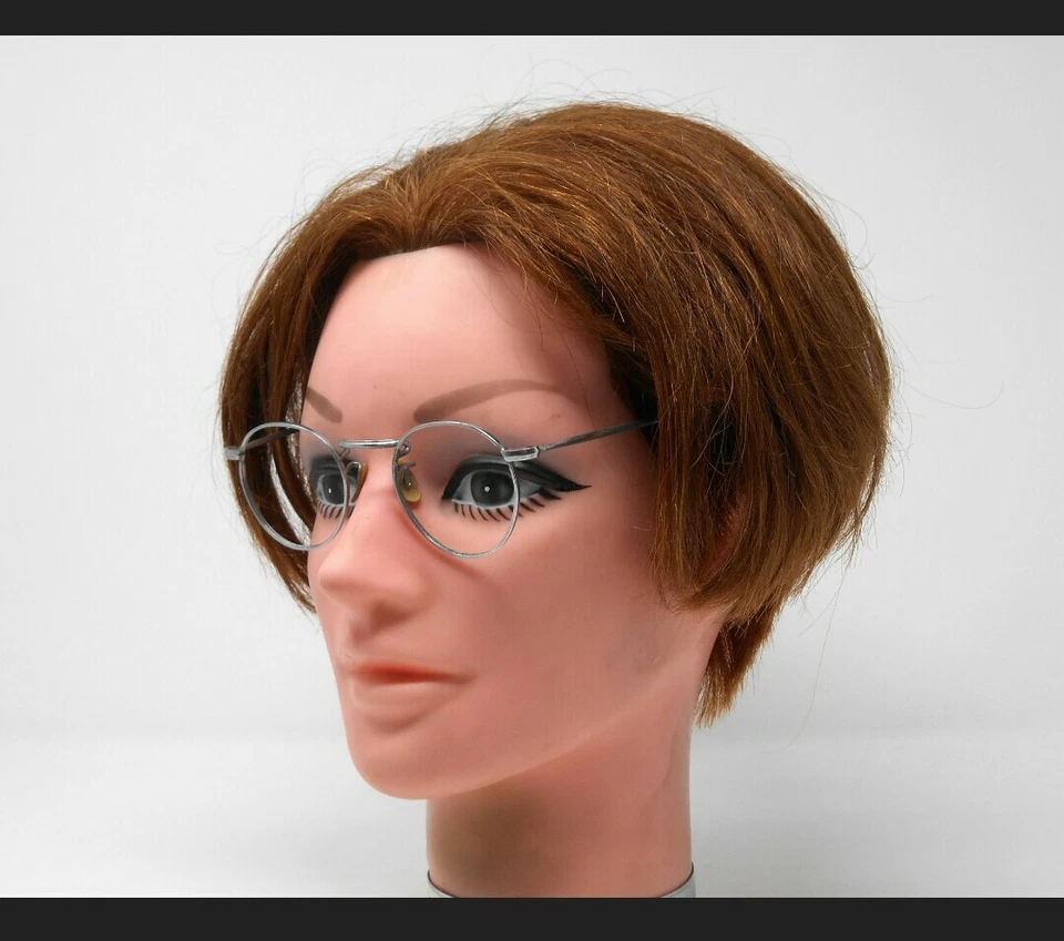 Sandalias redondas de metal vintage 1950 Francia francesa gafas lunetas gafas Foto 4 de 4