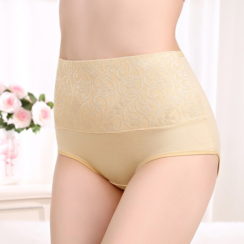 Women Briefs Underwear Cotton High Waist Tummy Control Panties Ladies Knickers❤ - Picture 21 of 23