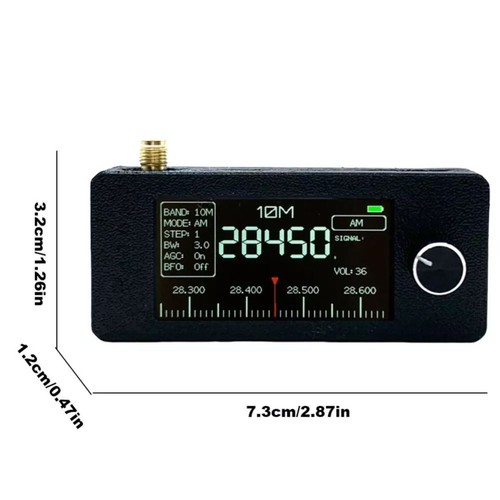 Portable Pocket Mini SI4732 Radio All Band Receiver Loop Antenna LSB USB AM FM - Photo 10/11