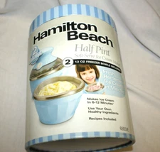 Hamilton Beach Half Pint Soft Serve Ice Cream Maker Type IC05 Model 68550E