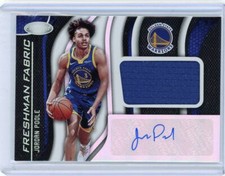 2019-20 Panini Certified Basketball Rookie Relic Autograph #FF-JP Jordan Poole